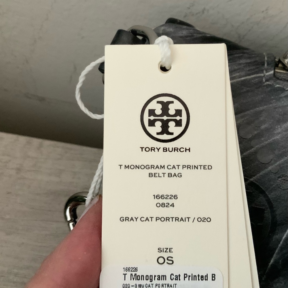 NWT TORY BURCH RARE T MONOGRAM CAT BELT SLING BAG LTD. ED. - Picture 15 of 16
